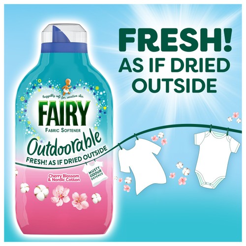 Fairy Outdoorable Fabric Conditioner Cherry Blossom & Nordic Cotton 50W