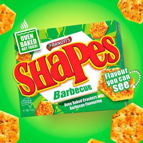 Arnott's Shapes Barbecue Snack Crackers