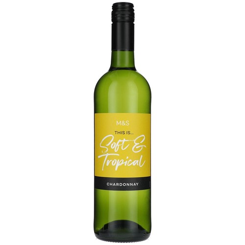 M&S Soft & Tropical Chardonnay