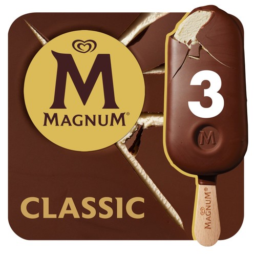 Magnum Classic Ice Cream  Sticks 3x100ml