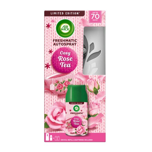 Airwick Active Fresh Cosy Rose Tea Kit