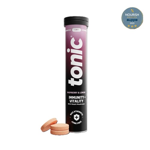 Tonic Health Daily Immunity Raspberry Effervescent tablets