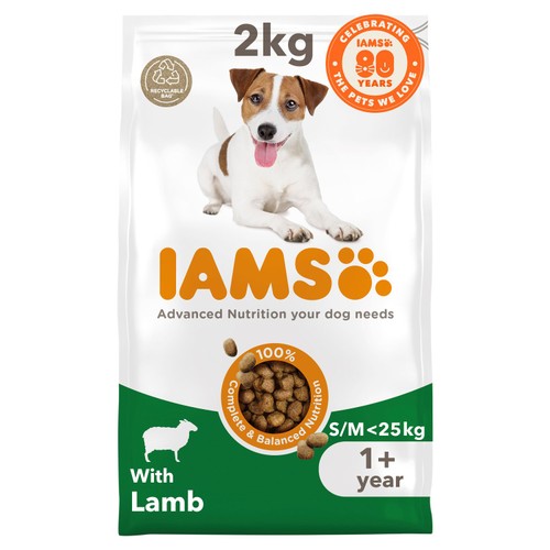 IAMS Advanced Nutrition Adult Dog Food Small/Medium Breed With Lamb