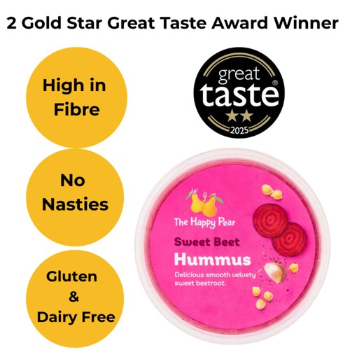 The Happy Pear Sweet Beet Hummus