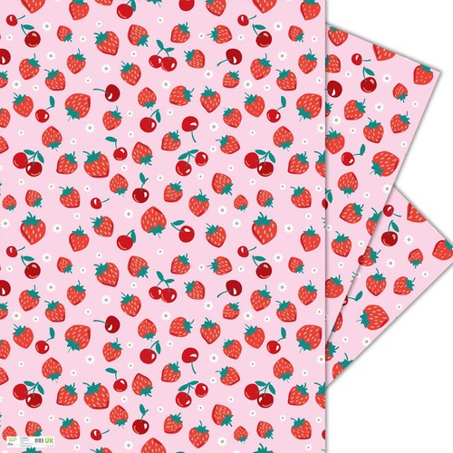 Cherry Berry Gift Wrap Sheets