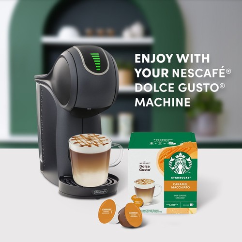STARBUCKS Caramel Macchiato Coffee Pods by NESCAFE Dolce Gusto