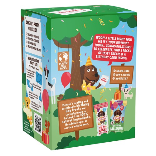 Denzel's Birthday Gift Box of Dog Treats