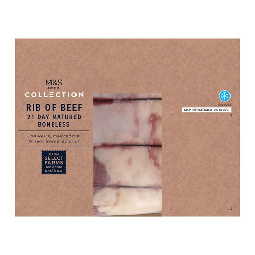 M&S Collection 21 Day Mature Rib of Beef