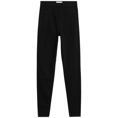 M&S Womens Pull on High Waisted Jegging, 14, Black
