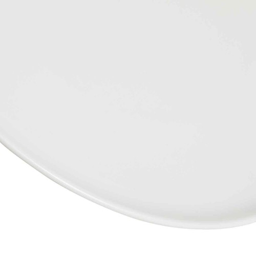 M&S Straight Sided China Side Plate, White