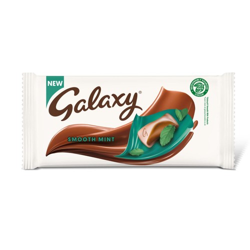 Galaxy Smooth Mint Chocolate Block Bar
