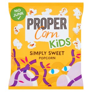 Propercorn for Kids Simply Sweet Popcorn