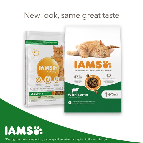 IAMS Adult Dry Cat Food Lamb