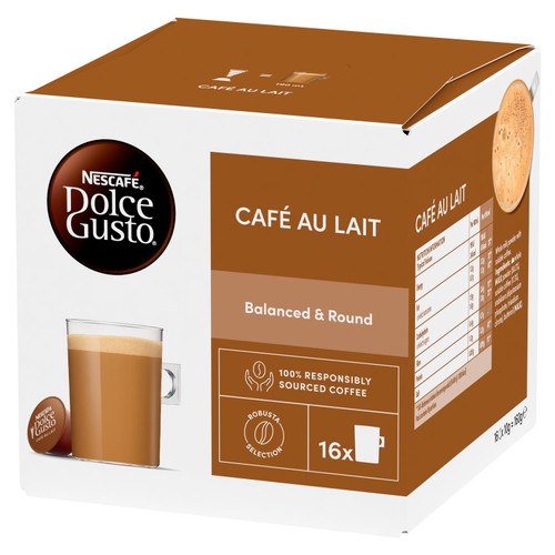Nescafe Dolce Gusto Cafe Au Lait Pods