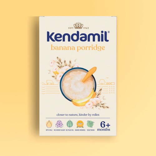 Kendamil Banana Porridge Baby Food 6+ Months