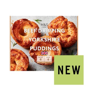 M&S 4 Beef Dripping Yorkshire Puddings