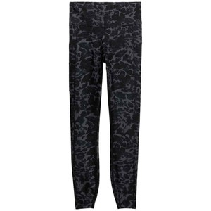 M&S Womens Goodmove Go Move Printed Gym Leggings, 10, Black Mix