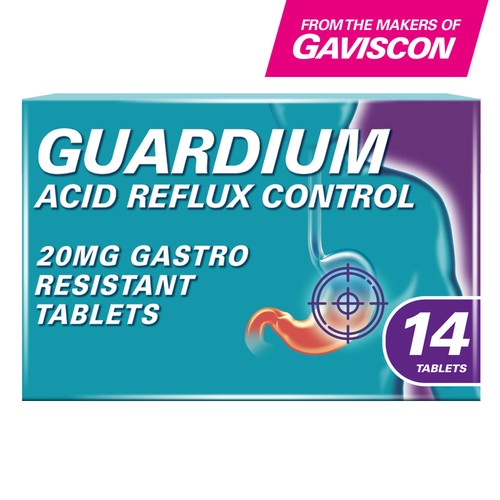 Guardium Acid Reflux Control Tabs Heartburn Indigestion