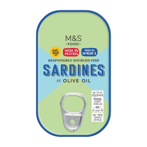 M&S Sardines in Olive Oil