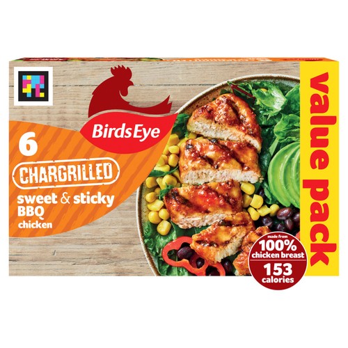 Birds Eye 6 Sweet & Sticky BBQ Chicken Chargrills