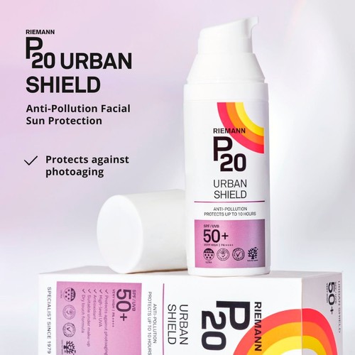 Riemann P20 Urban Shield Face SPF 50+ Sun Cream
