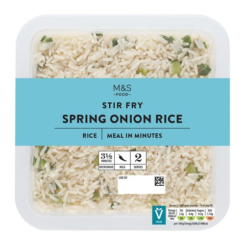 M&S Spring Onion Rice