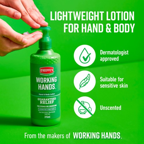 O'Keeffe's Working Hands Hand and Body Lotion