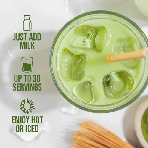 Green Origins Smooth Vanilla Matcha Green Tea Drink Powder