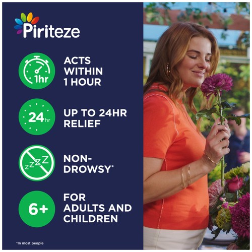 Piriteze Hayfever & Allergy Antihistamine Tablets