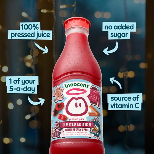 Innocent Winter Berry Spice Juice Limited Edition
