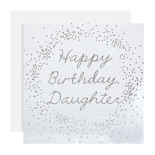 M&S Daughter Sparkle Birthday Card