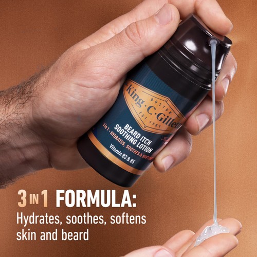 King C Gillette Beard Itch Soothing Lotion