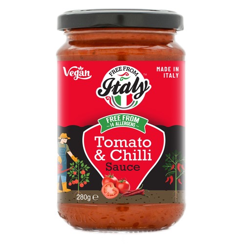 Free From Italy Tomato & Chilli Pasta Sauce