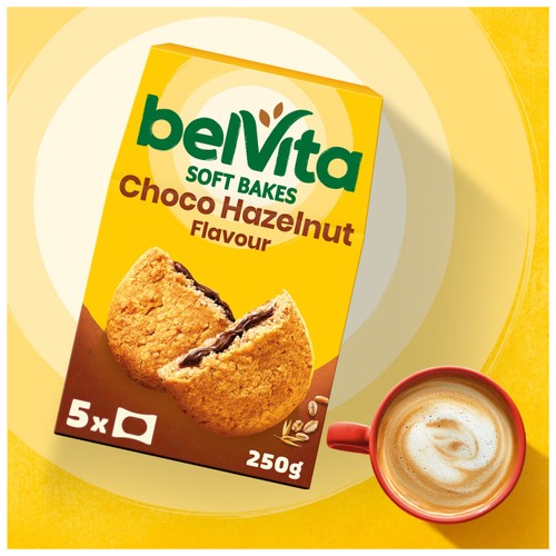 Belvita Choco Hazelnut Soft Bakes Breakfast Biscuits
