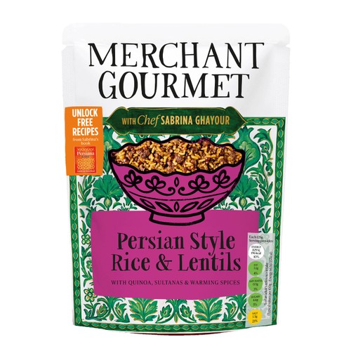 Merchant Gourmet Sabrina Ghayour Persian Style Rice & Lentils