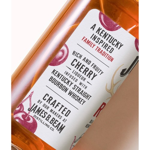 Jim Beam Black Cherry Kentucky Bourbon Whiskey