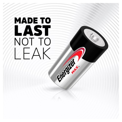 Energizer Max C Batteries, Alkaline
