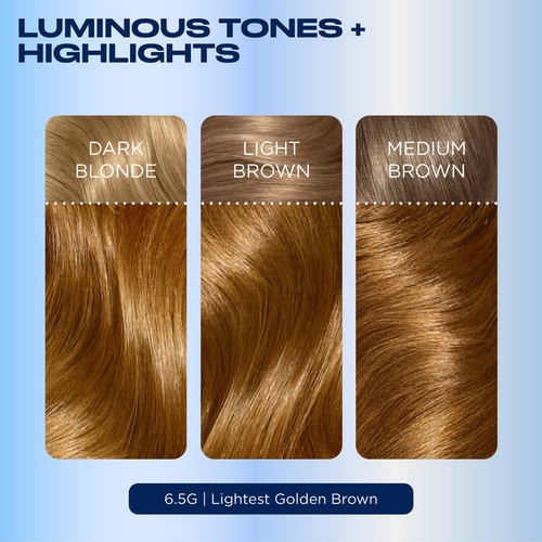 Clairol Nice'n Easy Hair Dye, 6.5G Lightest Golden Brown
