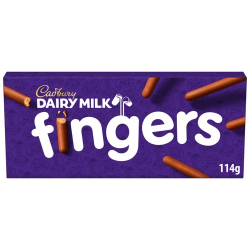 Cadbury Dairy Milk Fingers Milk Chocolate Biscuits