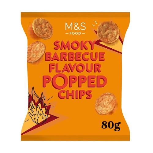 M&S Smoky Barbecue Flavour Popped Potato Chips