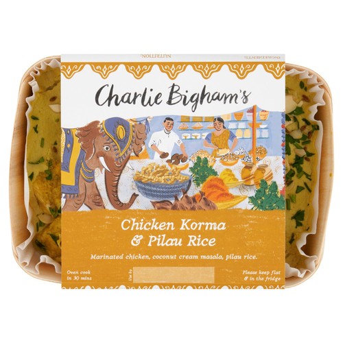 Charlie Bigham's Chicken Korma & Pilau Rice for 2