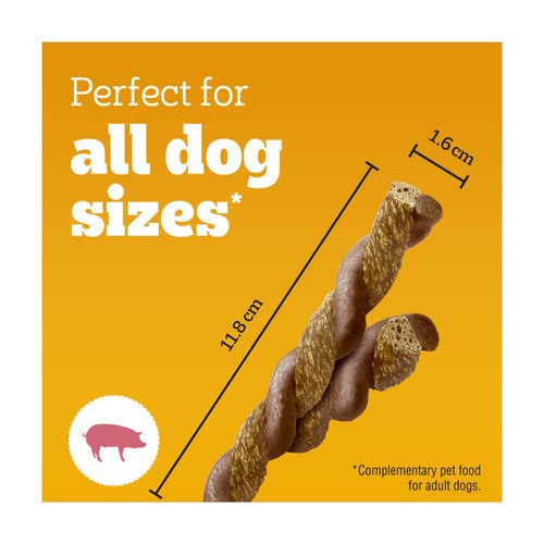 Pedigree Rodeo Duos Adult Dog Treats Chicken & Bacon