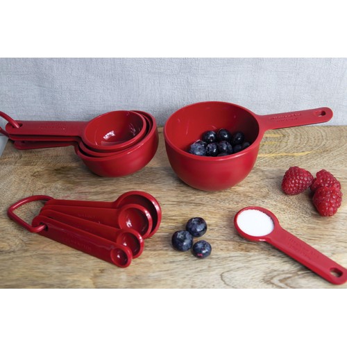 KitchenAid Universal Measuring Spoon Set, Red