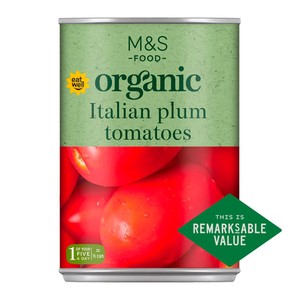 M&S Organic Italian Plum Tomatoes