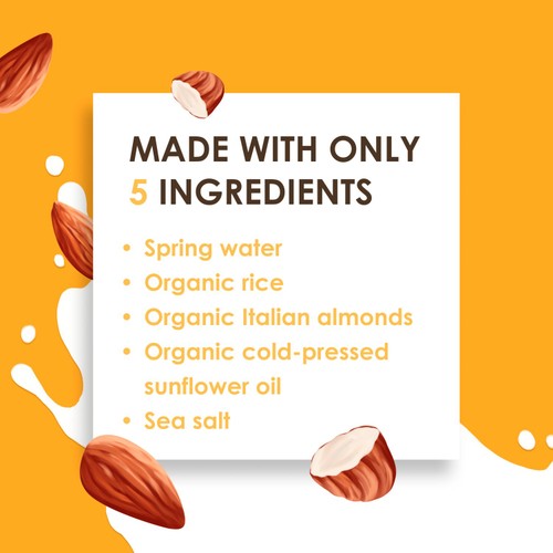 Rude Health Organic Almond Drink Longlife