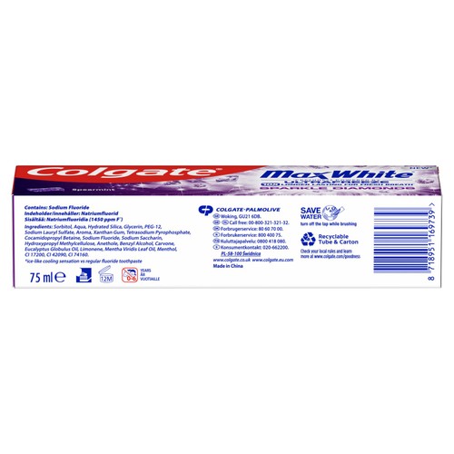 Colgate Max White Sparkle Diamonds Teeth Whitening Toothpaste