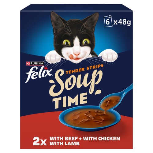 Felix Soup Tender Strips Farm Selection Wet Cat Food