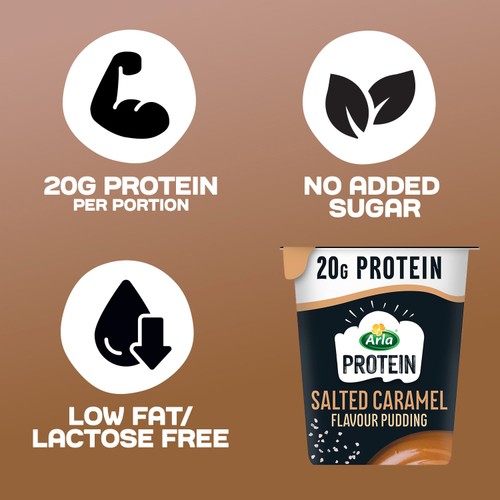 Arla Protein Salted Caramel Flavour Pudding