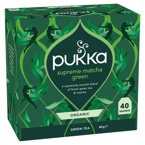 Pukka Organic Supreme Matcha Green x40 Herbal Tea Bags