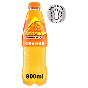 Lucozade Energy Zero Sugar Drink Orange 900ml